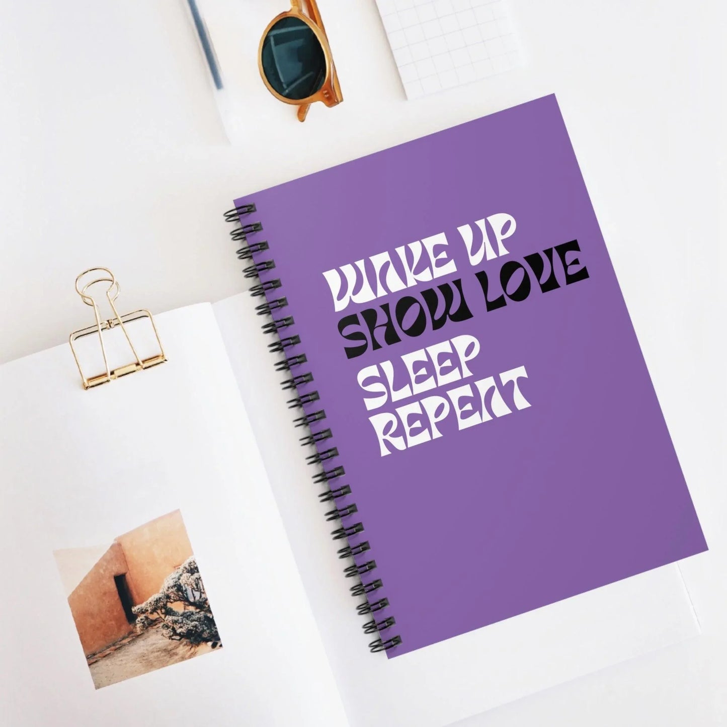 Positive Cadence Notebook - Purple Cover - See Love Creations